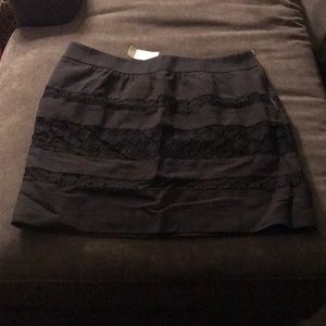 New with tags black mini skirt